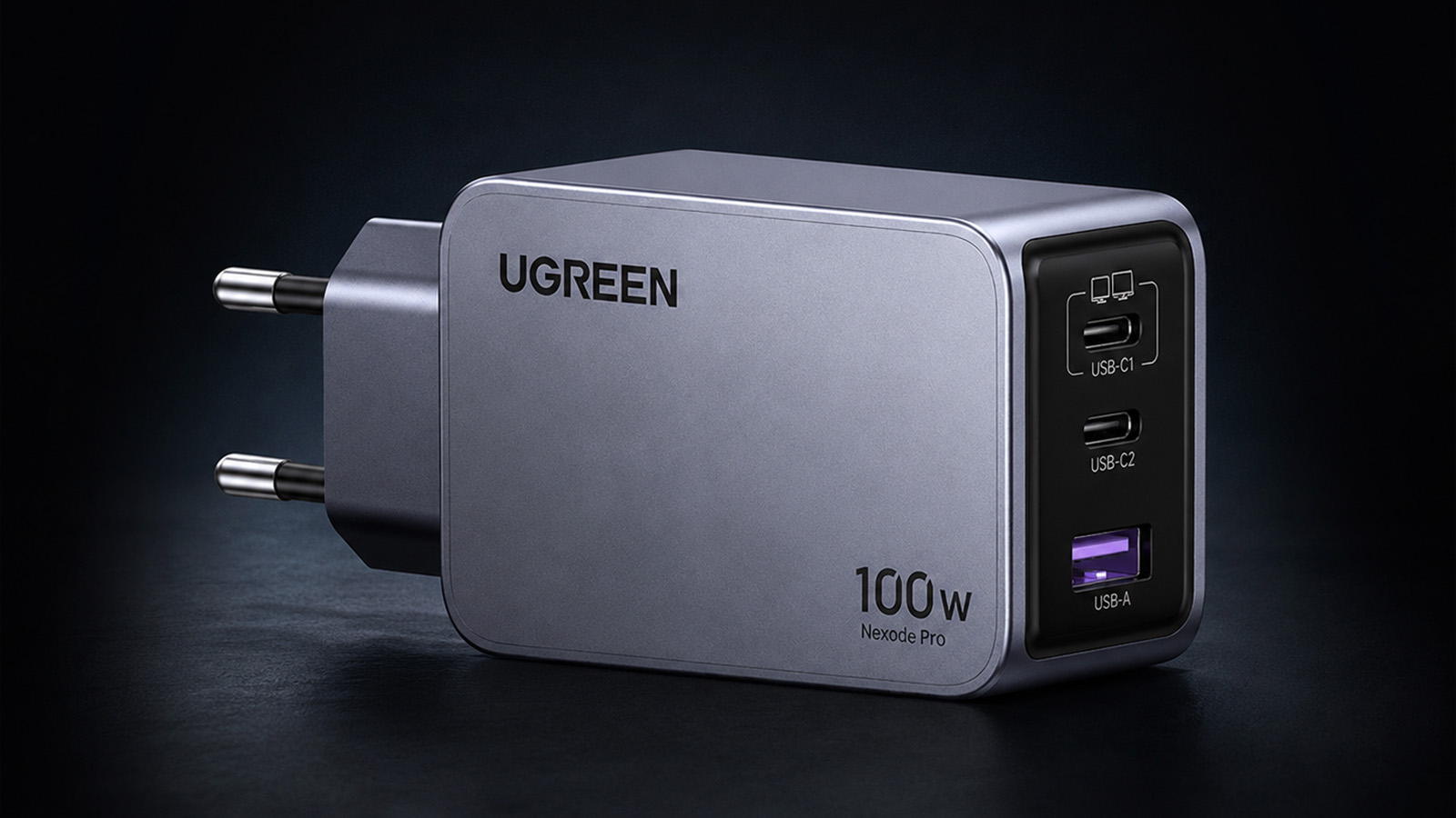 UGREEN 100W GaN fast charger for phones tablets and laptops
